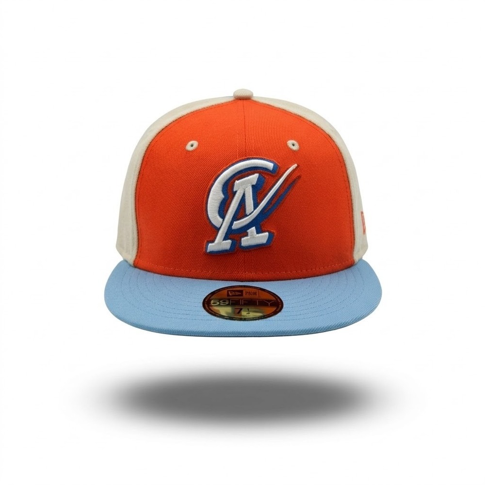 New Era 59FIFTY Oklahoma City Dodgers Cielo Azul Hat Mens 7 1/2 Blue NWT Copa